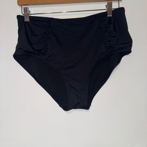 Black Women's Swim High waisted Bikini Set - Picture 6 of 8
